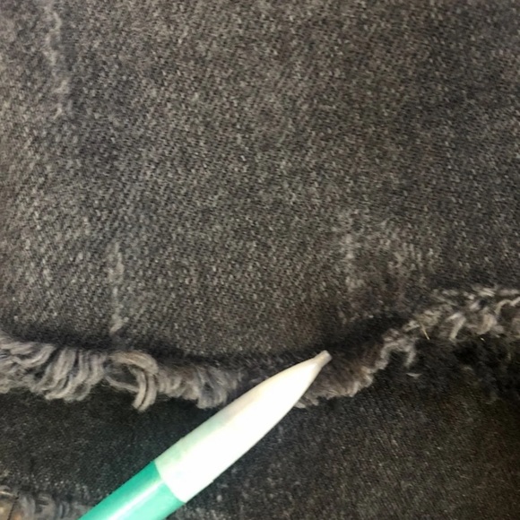 Lace Up Sides Express Jean Shorts - Picture 4 of 4